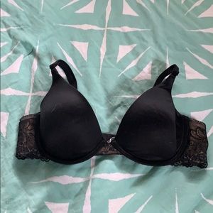 Black Lace Bra